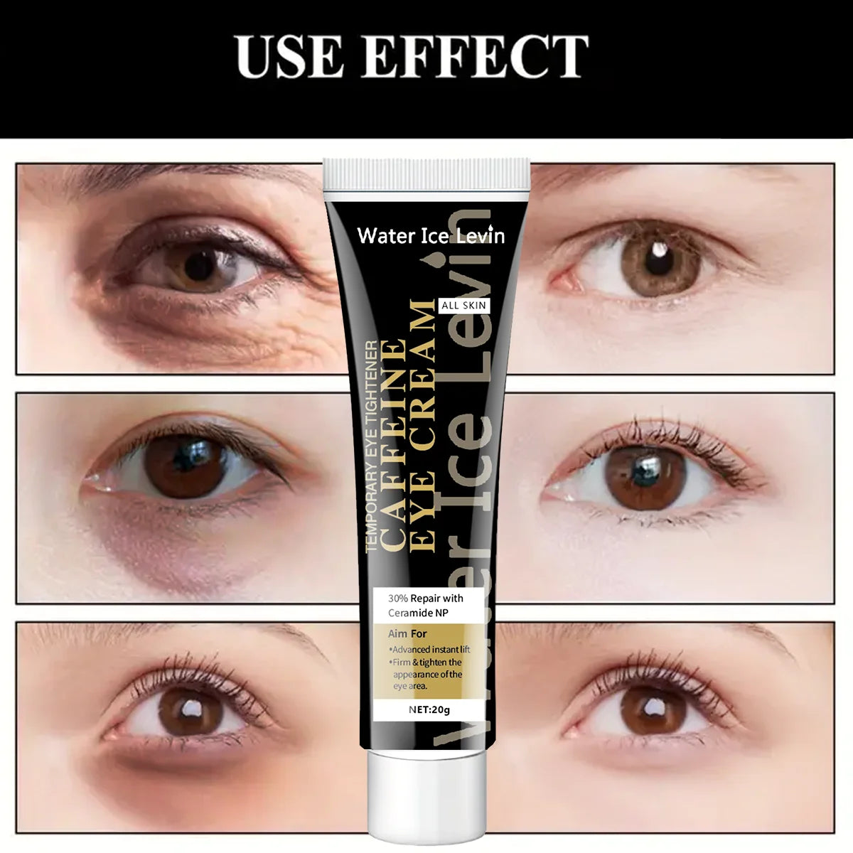Caffeine Eye Cream Dark Circle Remover and Anti Aging Eye Treatment - 12