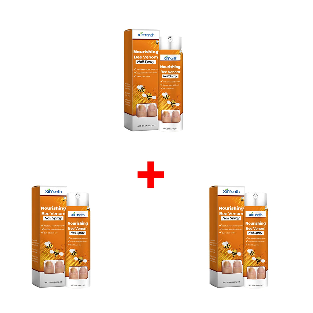 Bee Venom Nourishing Nail Spray for Brittle and Discolored Nails