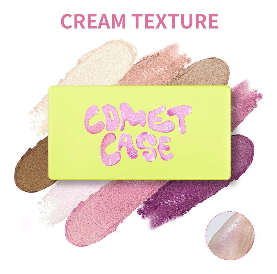 8-Color Cream Blush and Contour Palette