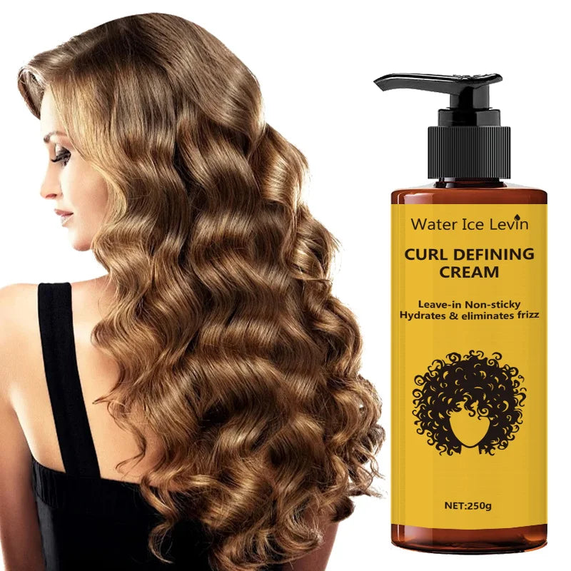 Water Ice Levin Curl Defining Cream 250g Hair Styling Treatment - 7