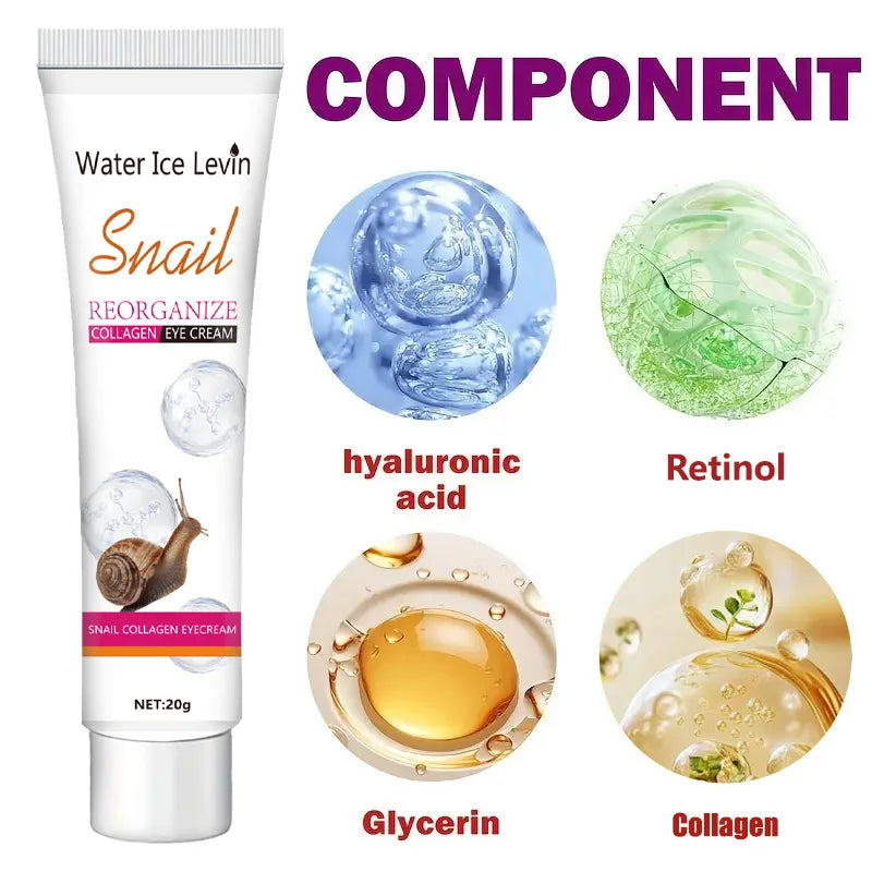 Snail Collagen Eye Cream Anti Aging Dark Circle Remover Moisturizer