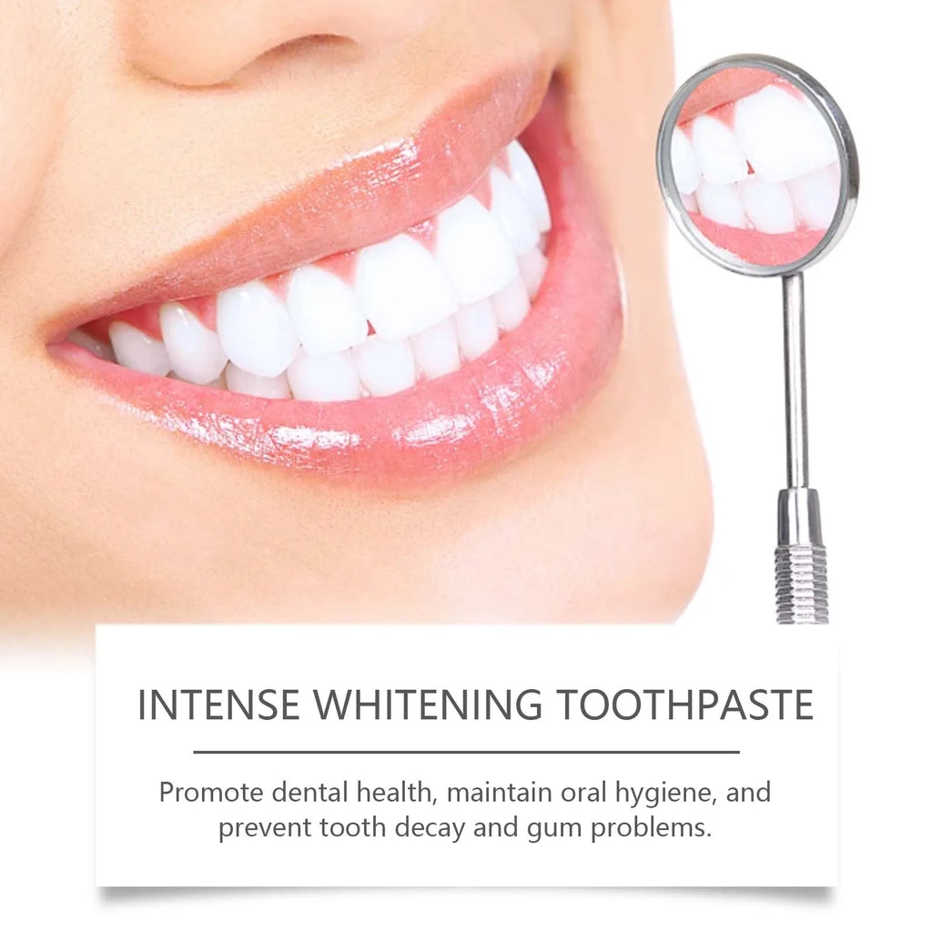 Intense Whitening Toothpaste for Stain Removal and Sensitive Teeth