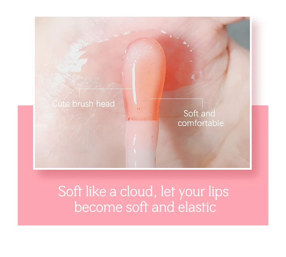 Hydrating Crystal Jelly Lip Glow Oil for Nourished Plump Lips