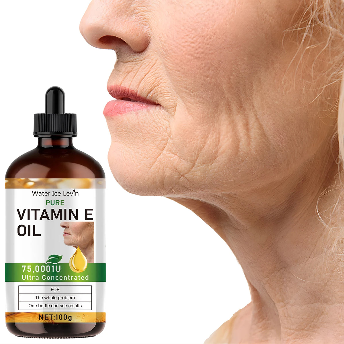 Natural Vitamin E Oil Moisturizing Skin Care Serum for Face and Body