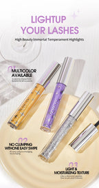 Glitter Mascara Waterproof Shiny Lash Enhancer for Party Makeup