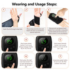 Heated Air Compression Wrist Massager for Pain Relief