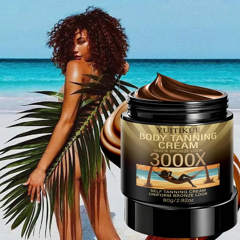 YUITIKUE 3000X Body Tanning Cream Self Tanner Bronzer 80g