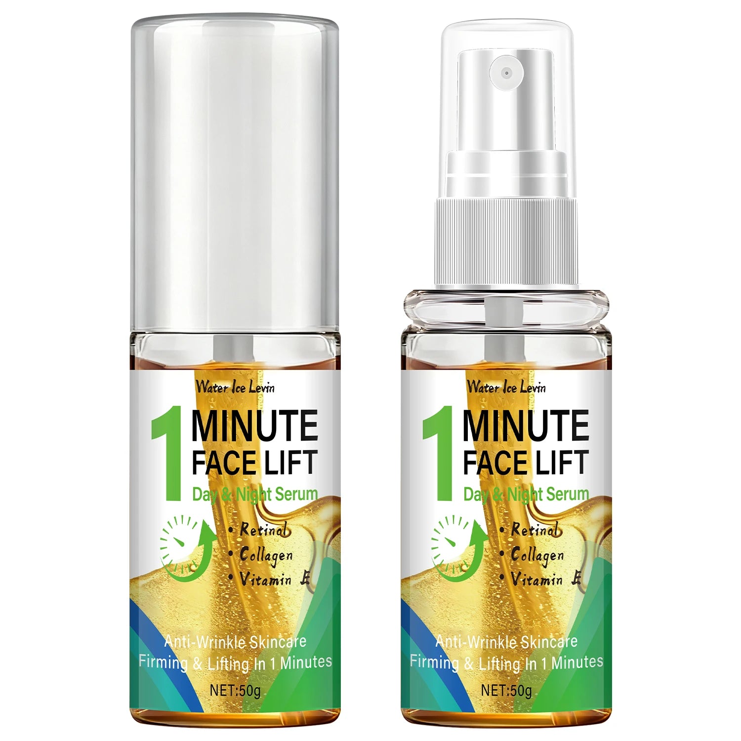Retinol Collagen Peptide Anti Aging Face Serum Firming Lifting Treatment - 8
