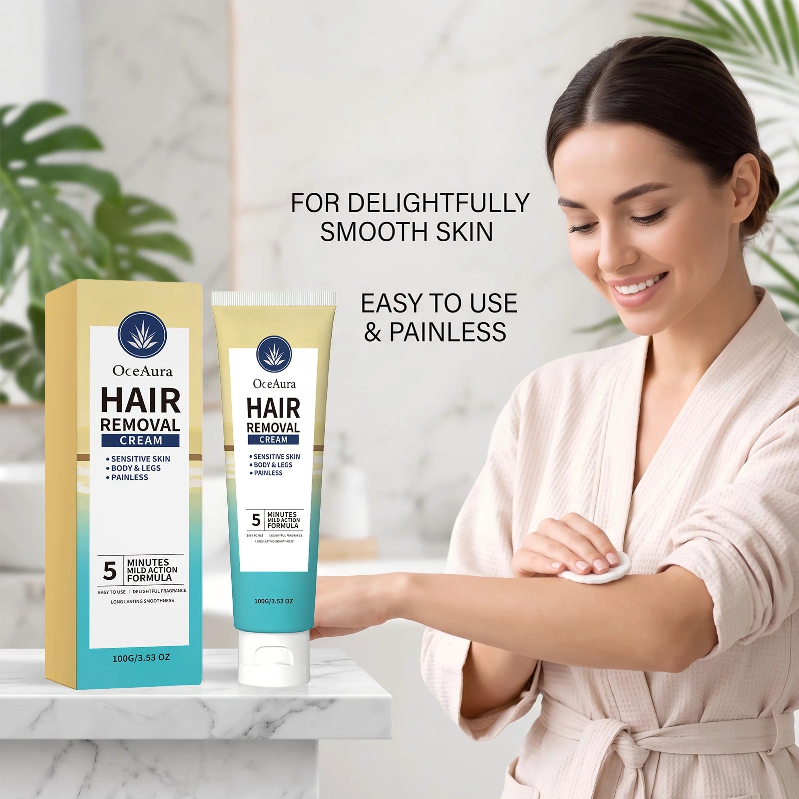 Painless Hair Removal Cream for Sensitive Skin - 6