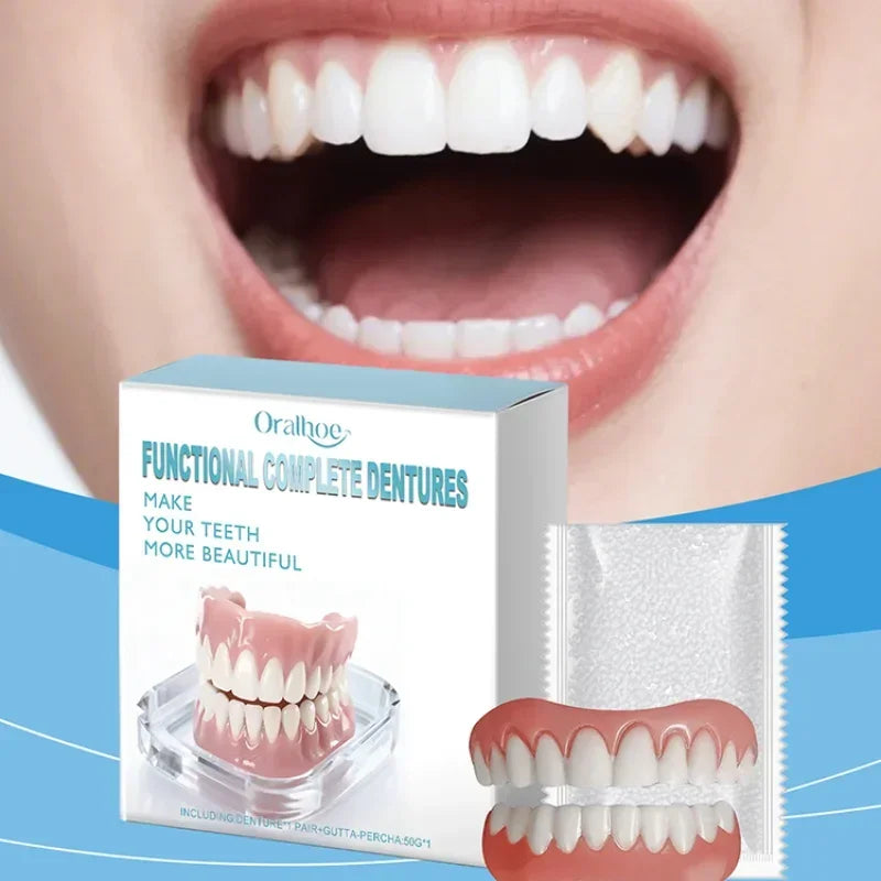 Instant Silicone Cosmetic Dentures for a Confident Smile - 4