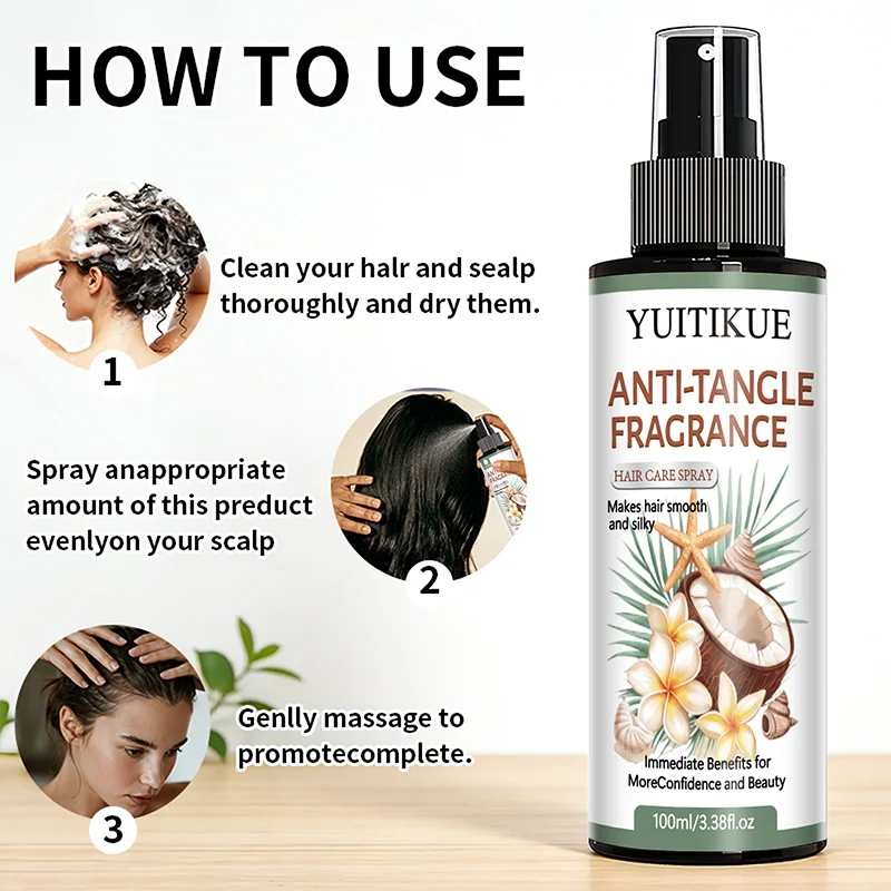 Anti-Tangle Fragrance Hair Care Spray 100ml