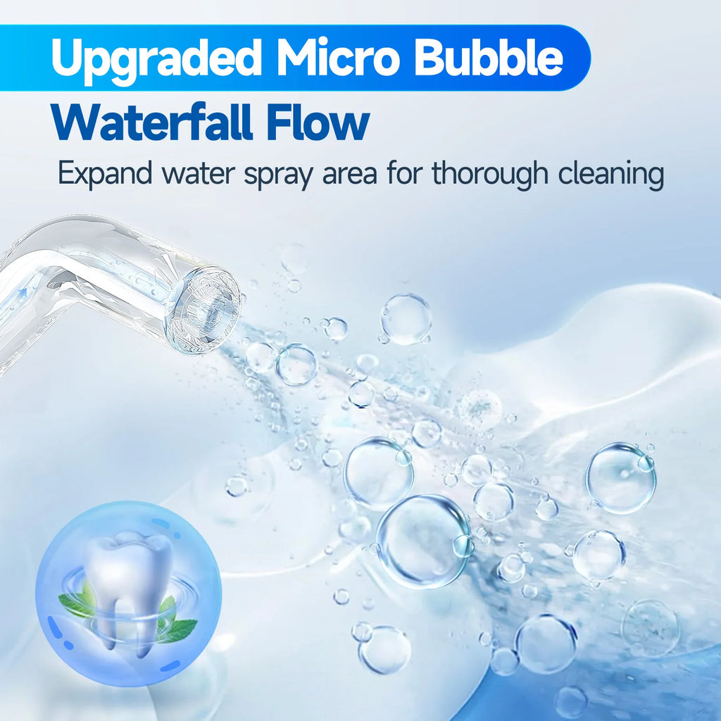 Portable Sonic Toothbrush and Water Flosser Oral Care Set