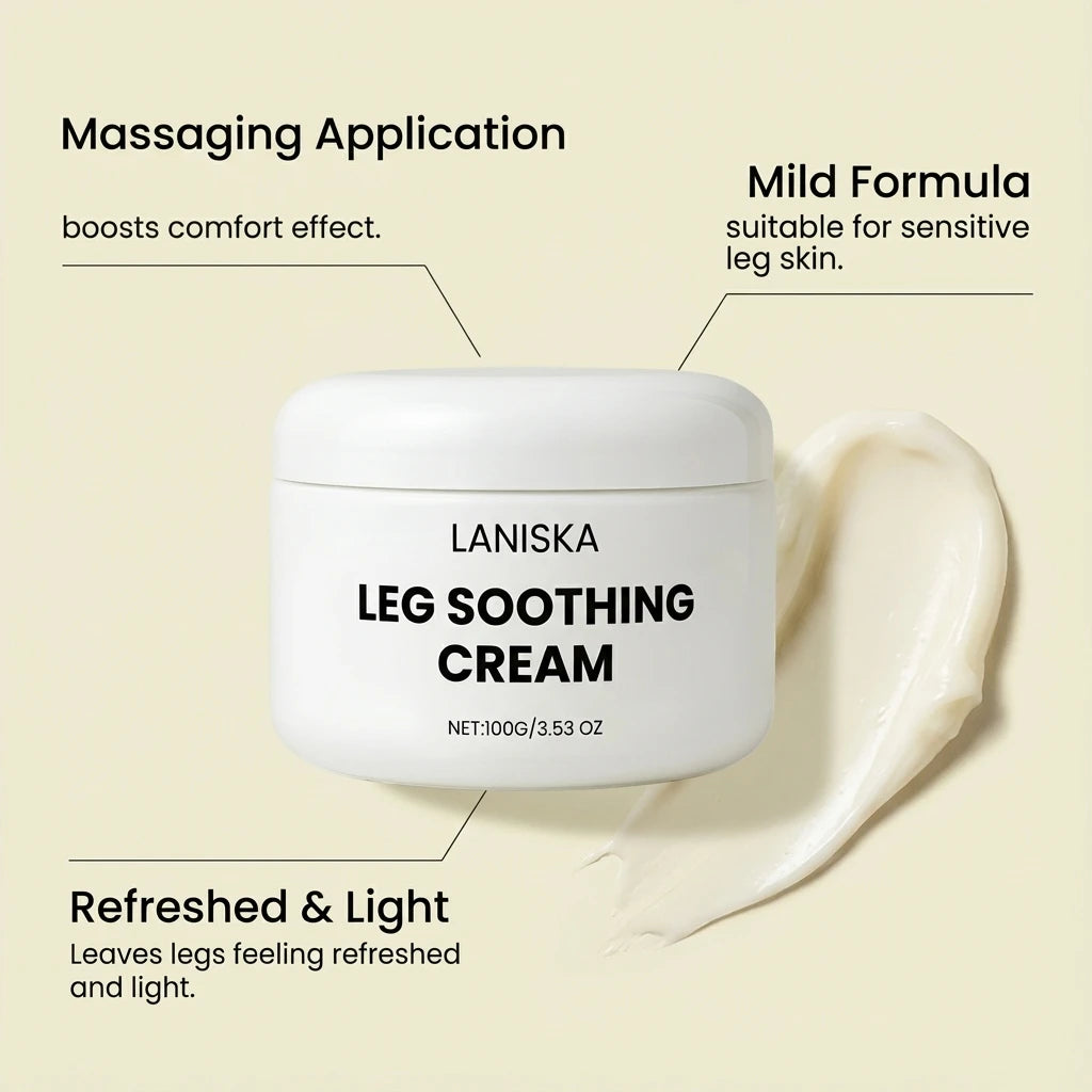 Soothing Leg Massage Cream for Muscle Relief
