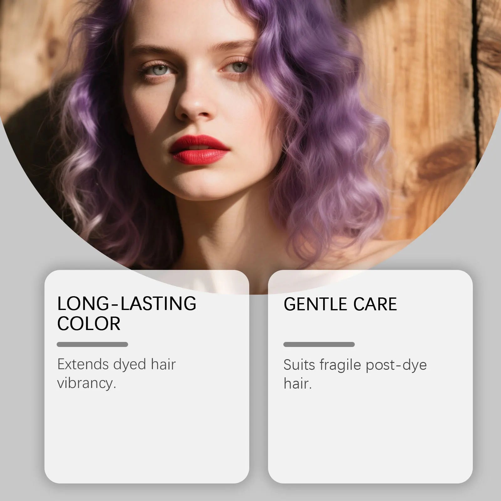 Purple Color Booster Shampoo Semi Permanent Hair Dye and Toning Wash - 3