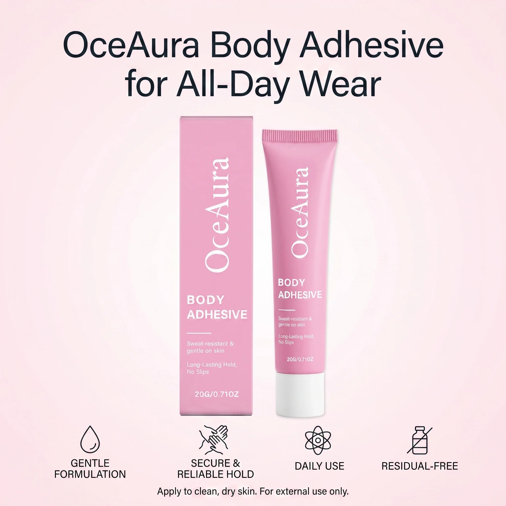 Invisible Body Adhesive for Clothing - 1