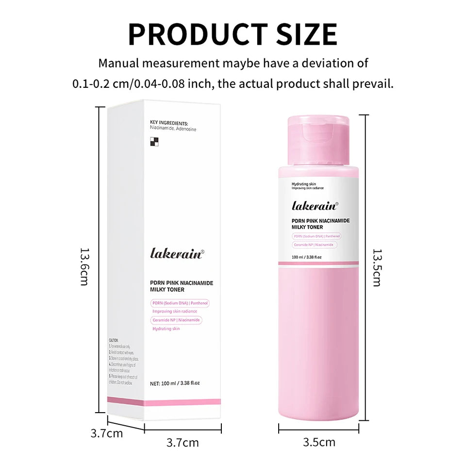 PDRN Niacinamide Milky Toner for Deep Hydration and Glowing Skin