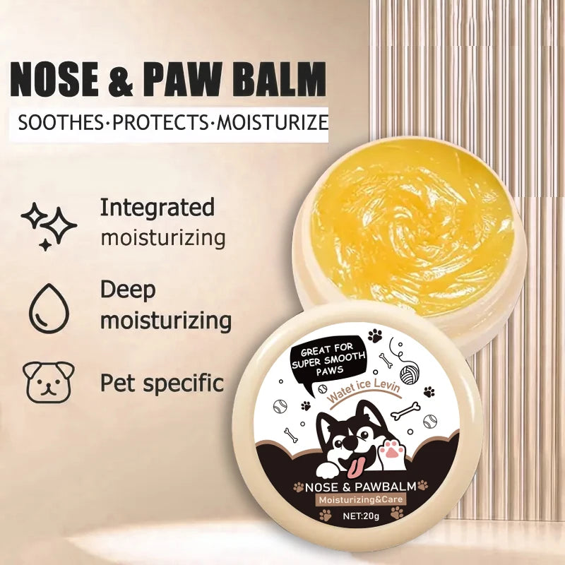 Dog Nose and Paw Balm Moisturizing Cream for Cracked Pet Feet