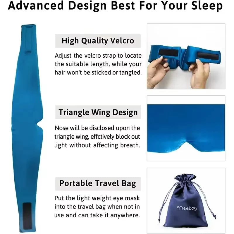 Silk Sleep Mask for Total Blackout and Comfort - 9
