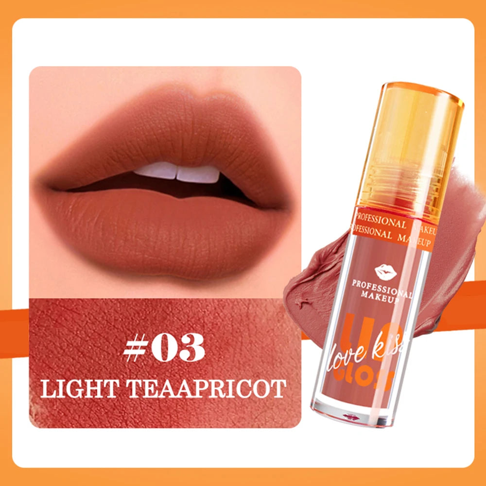 Matte Lip Gloss Waterproof Long Lasting Liquid Lipstick Berry Shades