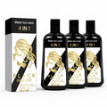 4 in 1 Black Hair Dye Shampoo with Biotin Collagen and Hyaluronic Acid