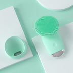 Electric Silicone Facial Cleansing Brush for Deep Pore Exfoliation