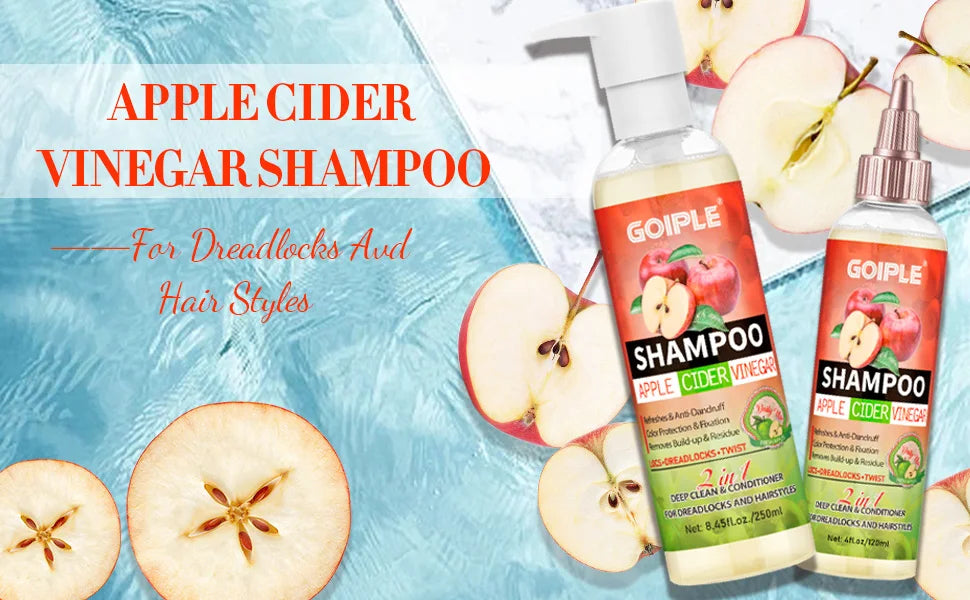 Goiple 2 in 1 Apple Cider Vinegar Shampoo and Conditioner for Locs