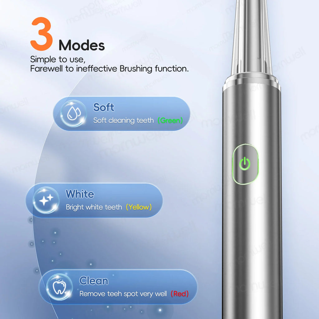 Rechargeable Sonic Electric Toothbrush with 4 Replacement Heads