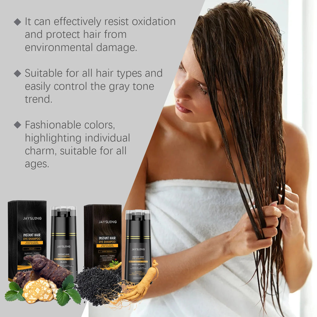 Polygonum Multiflorum 200ml Hair Dye Shampoo