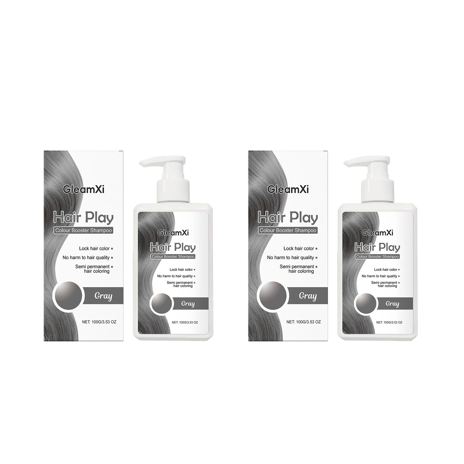100g Gray Hair Color Locking and Nourishing Dyeing Shampoo