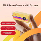 Mini Retro Digital Keychain Camera with LCD Screen