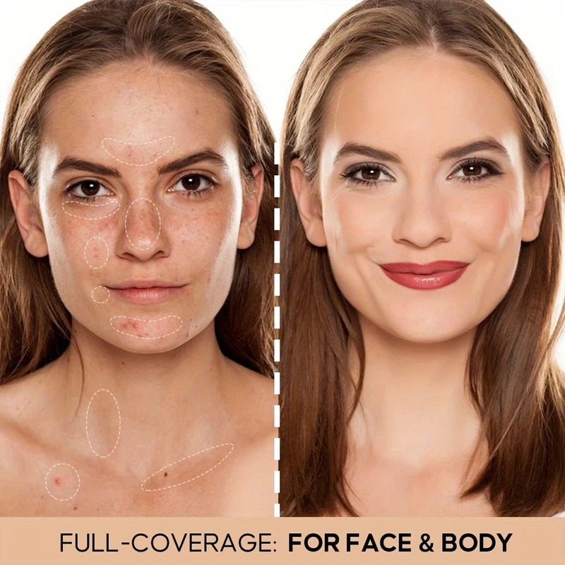 Hydrating BB Cream Full Coverage Matte Foundation Concealer - 3