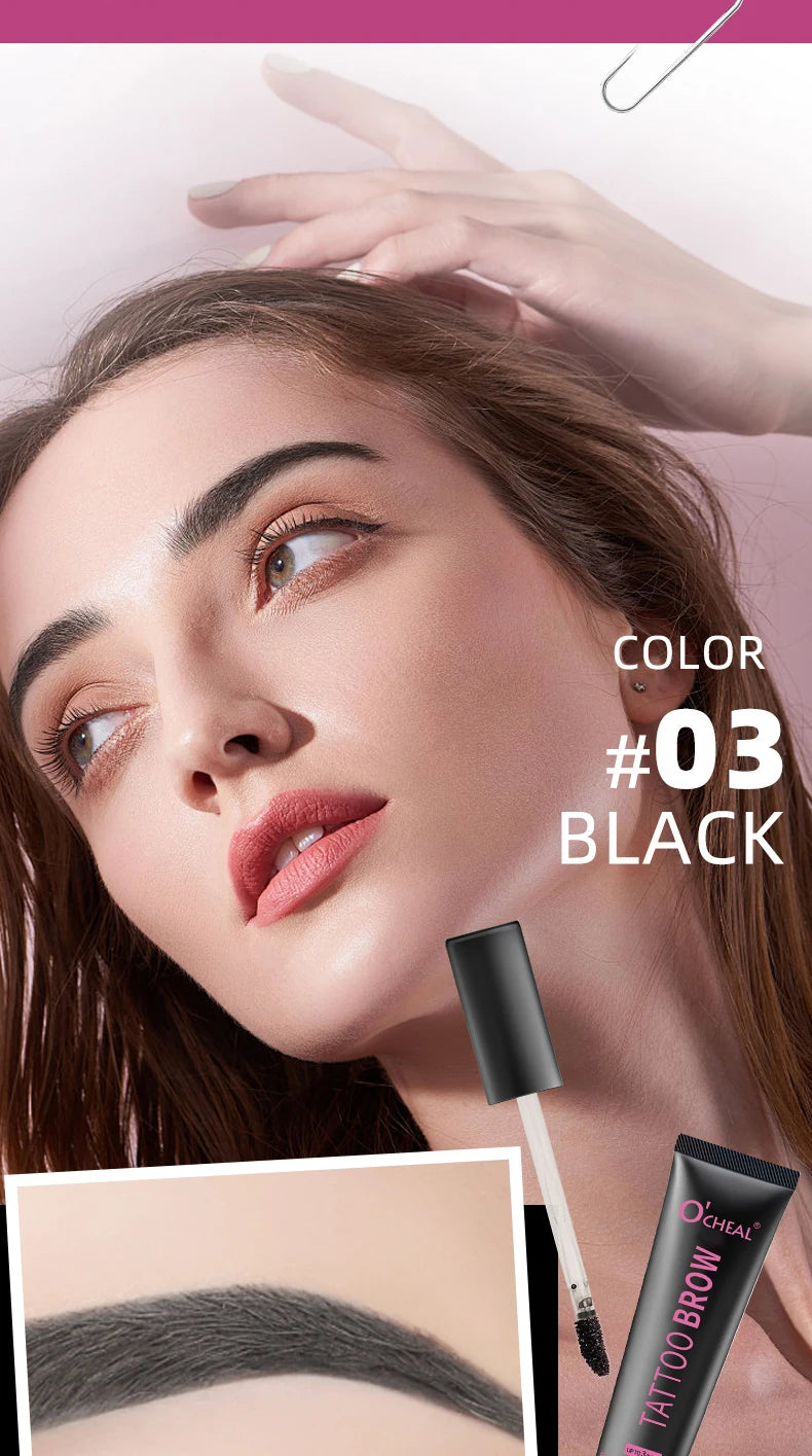 OCHEAL Waterproof Tattoo Eyebrow Gel Long Lasting Peel Off Brow Tint - 17