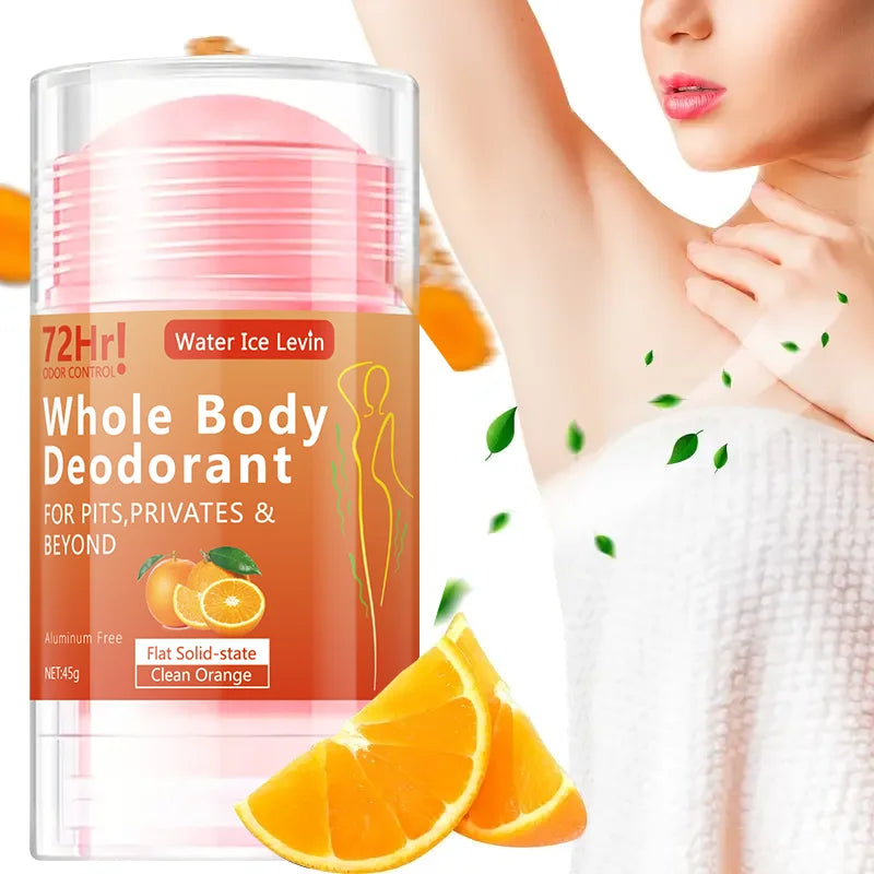 Water Ice Levin Intimate Deodorant Cream Whole Body Odor Control 45g
