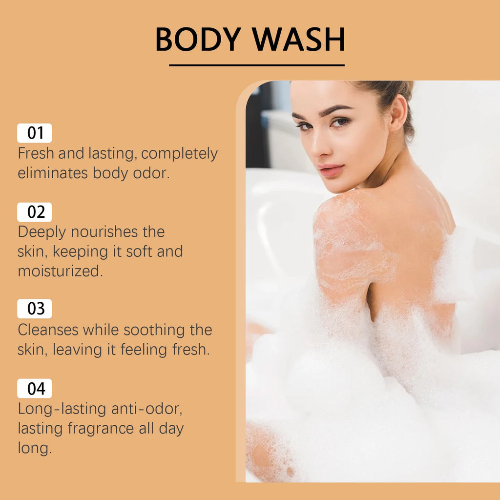Persimmon Body Wash Deodorant Shower Gel for Men and Women 100ml