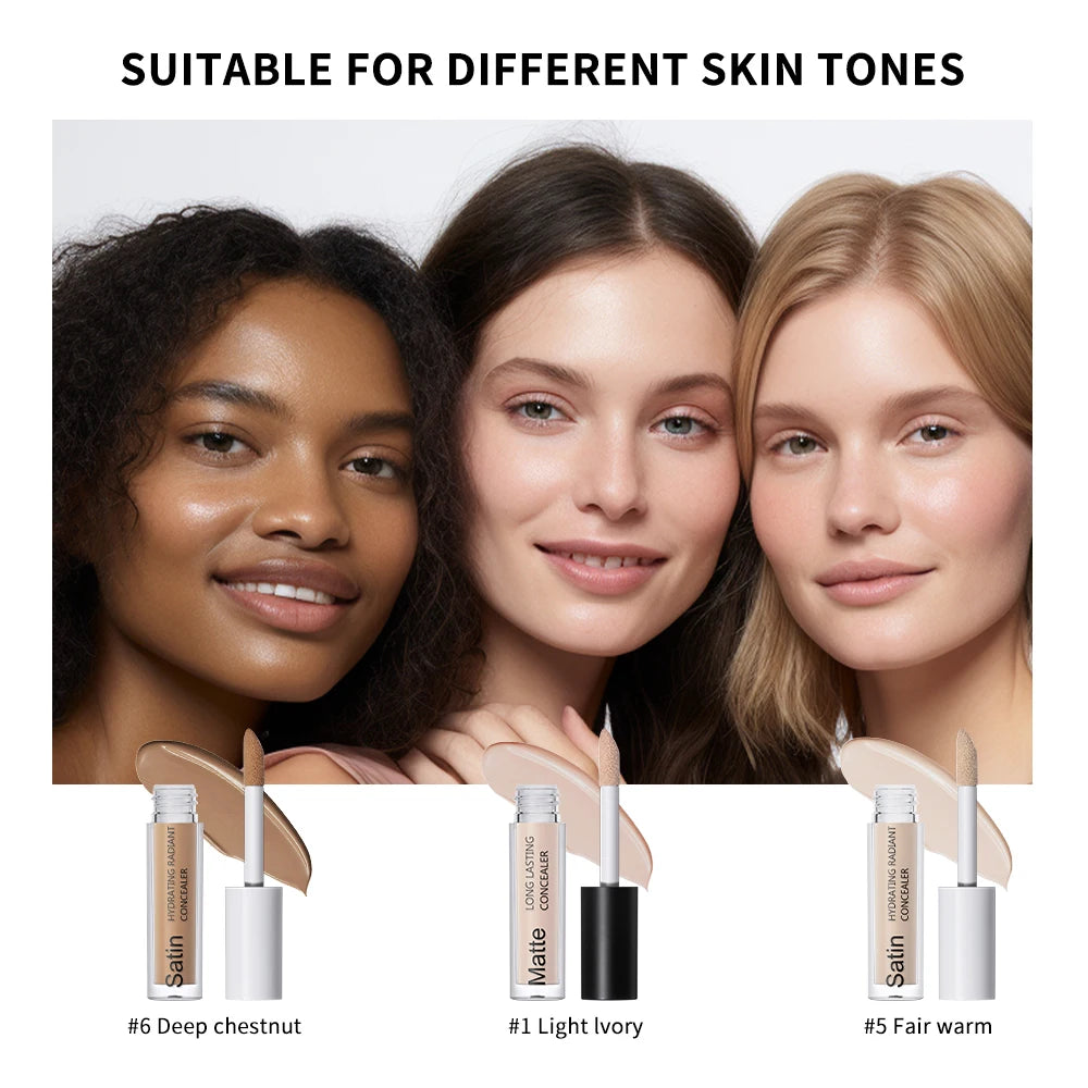 Full Coverage Matte Liquid Concealer for All Skin Types - 5