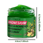 Magnesium Body Cream with Rosemary and Peppermint Herbal Moisturizer