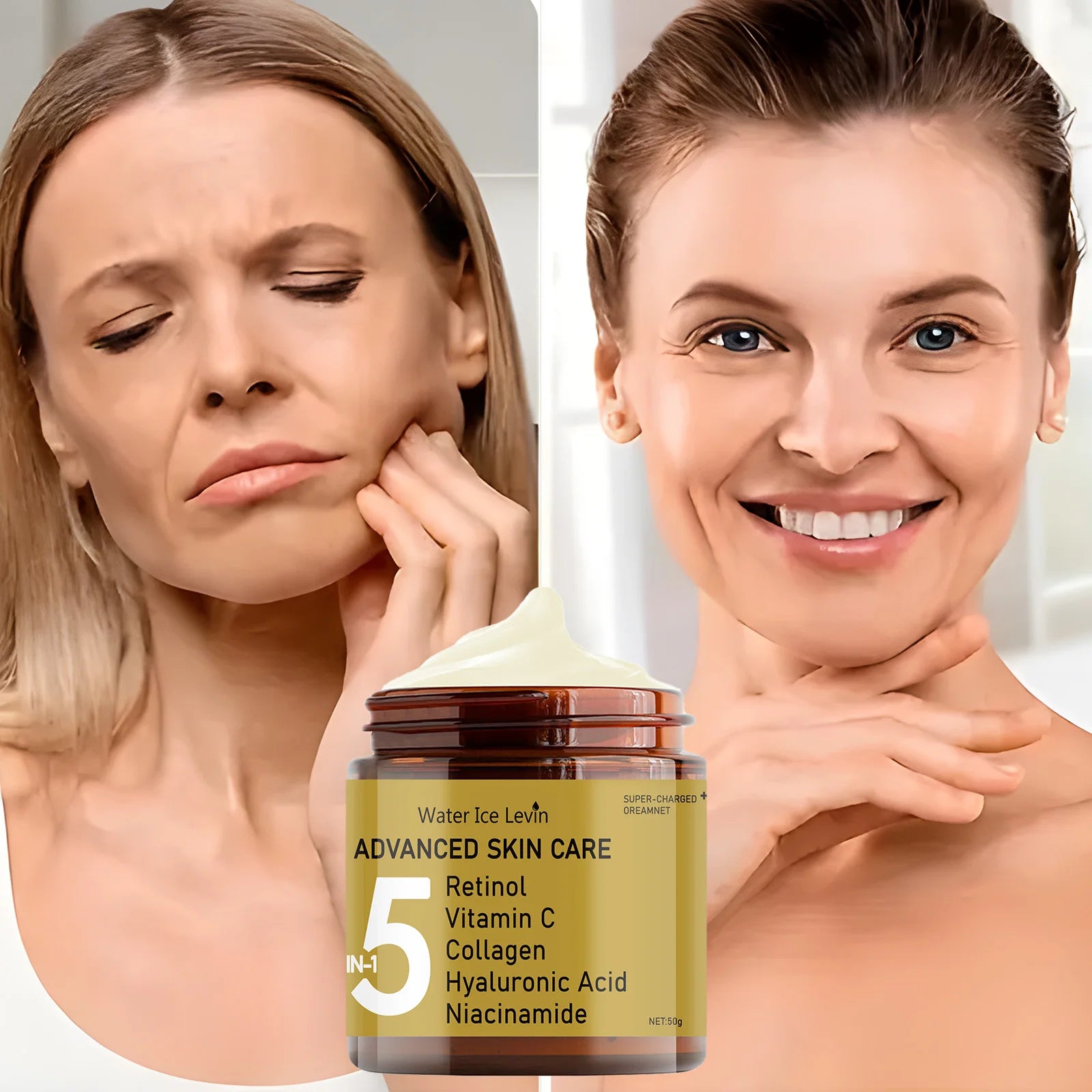 Water Ice Levin 5-in-1 Retinol and Vitamin C Anti-Aging Face Cream - 5