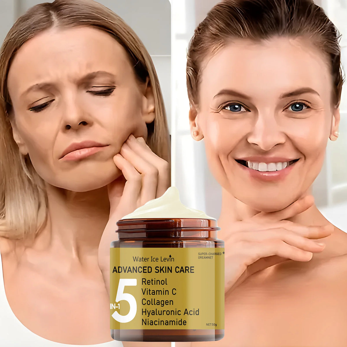 Water Ice Levin 5-in-1 Retinol and Vitamin C Anti-Aging Face Cream