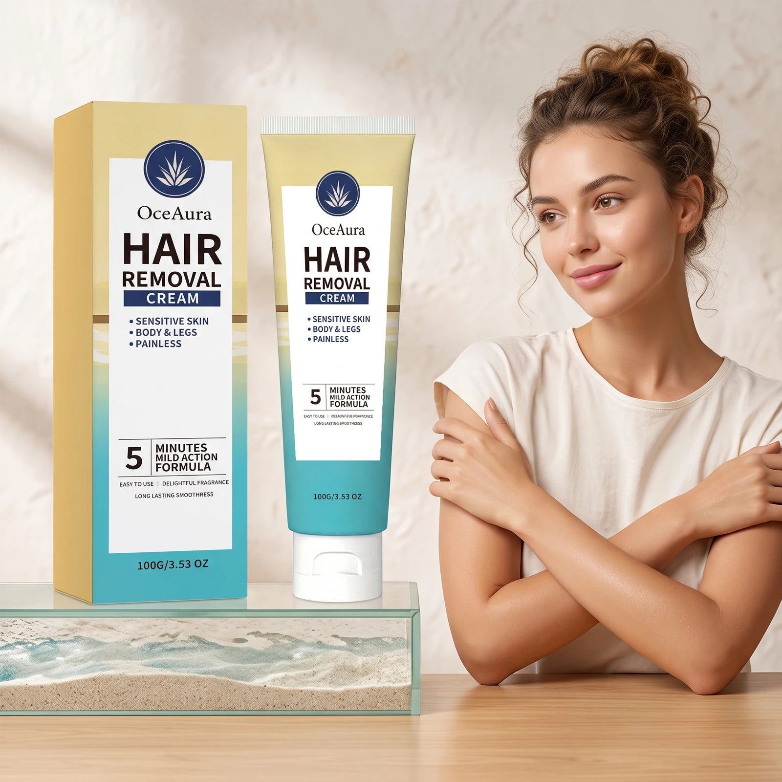 Painless Hair Removal Cream for Sensitive Skin - 2