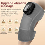 Cordless Heated Vibration Knee Massager for Joint Pain Relief