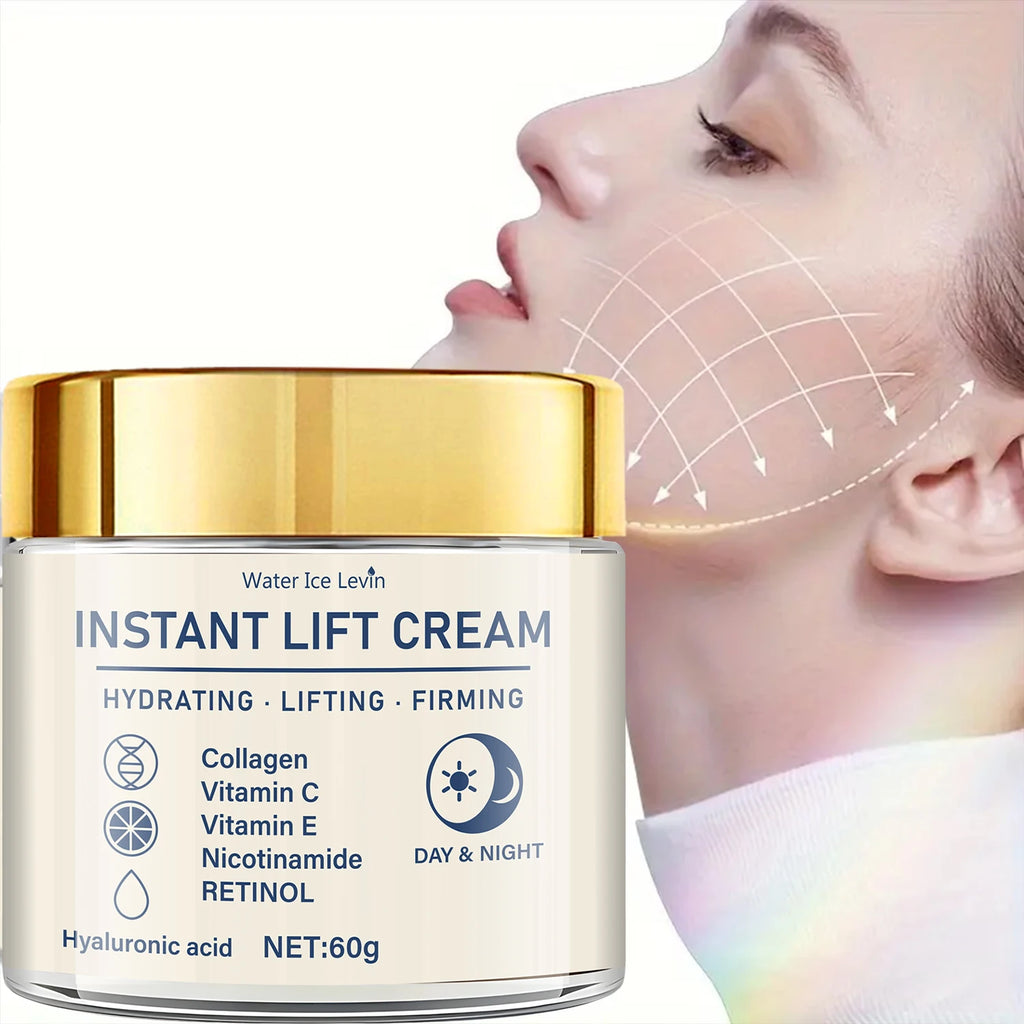 Instant Facial Firming Lifting Cream Retinol Hyaluronic Acid Moisturizer
