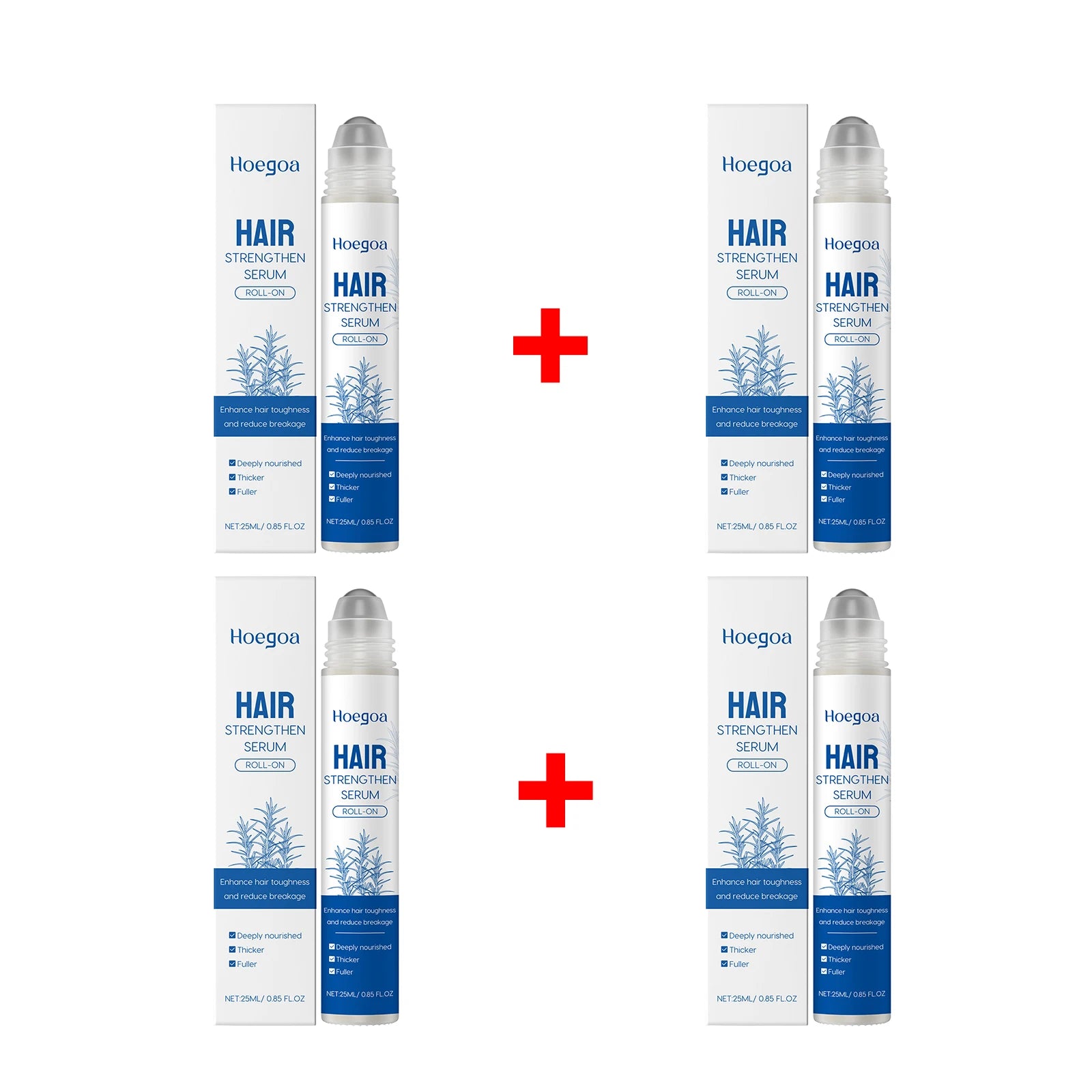 Rosemary Hair Growth Serum Roller for Scalp and Hair Strengthening - 16