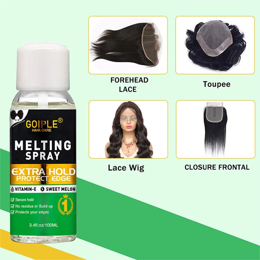 Goiple Lace Wig Melting Spray and Hair Wax Stick Styling Kit 4pc Set