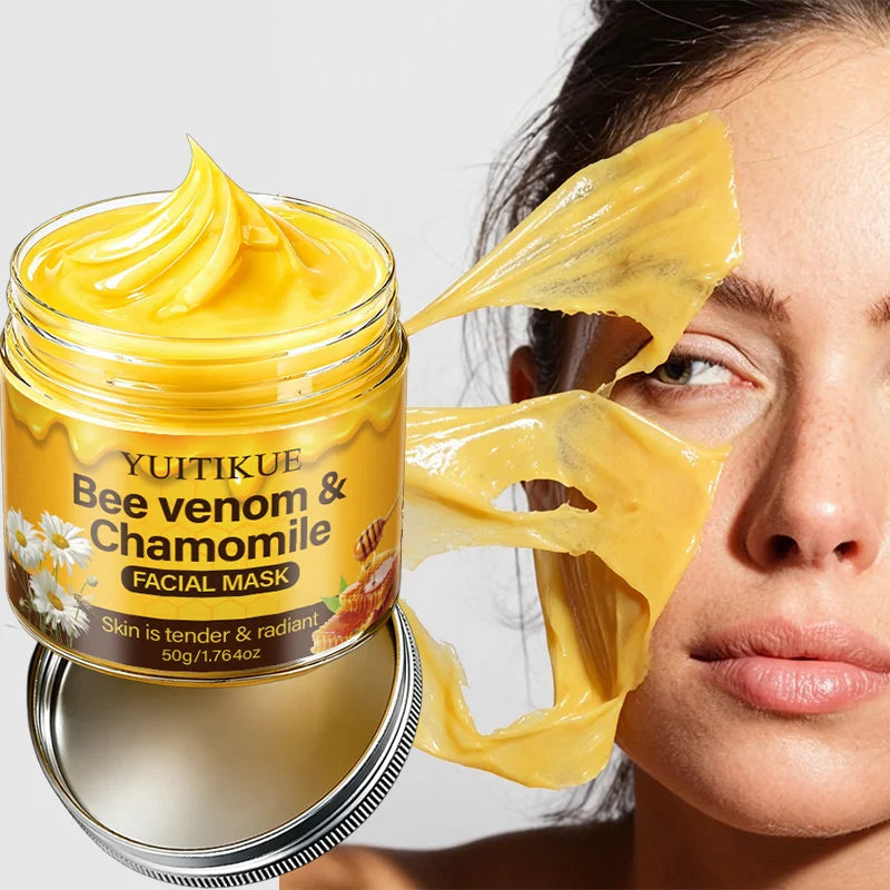 YUITIKUE Bee Venom and Chamomile Hydrating Peel Off Facial Mask 50g