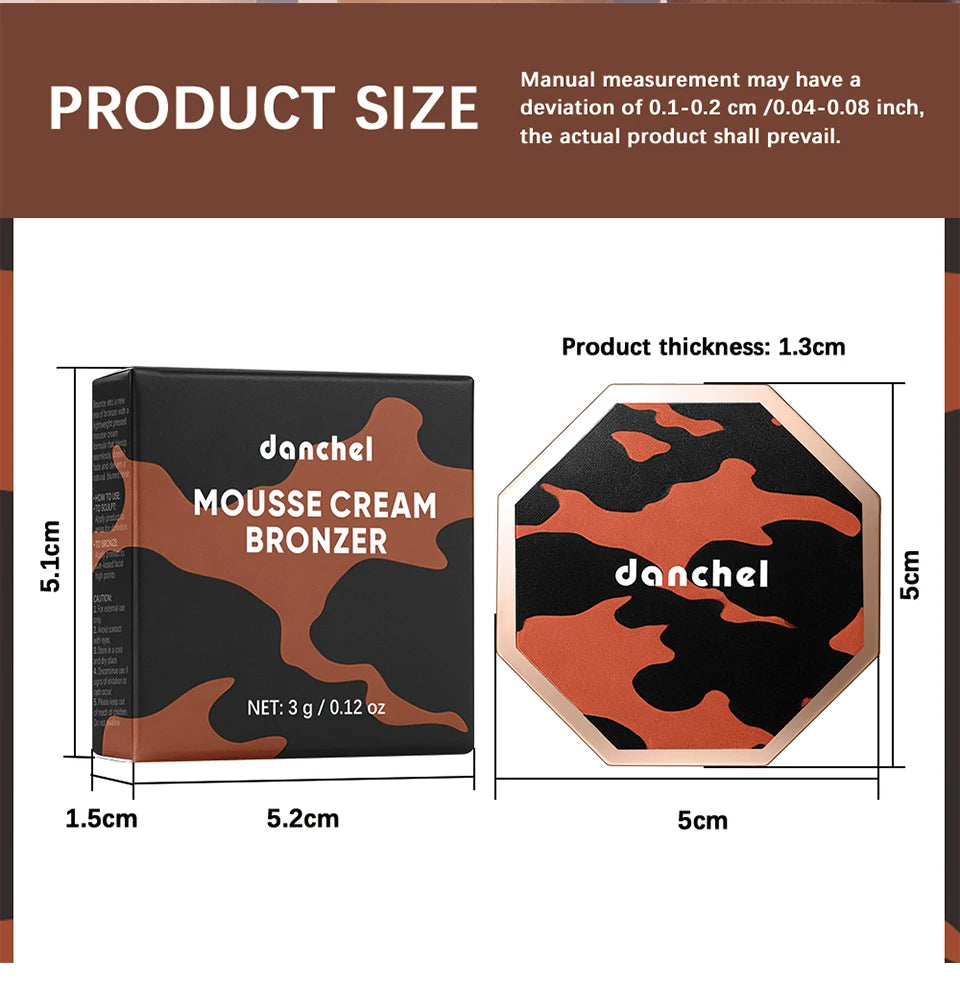 Cream Mousse Contour Bronzer for Sculpted Natural Finish - 14