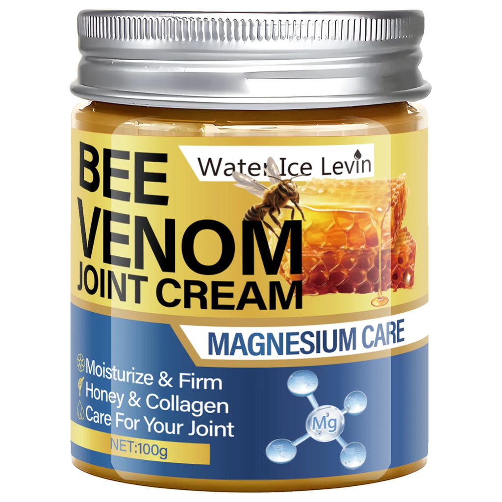 Bee Venom Joint Cream with Magnesium Honey Moisturizing Body Care