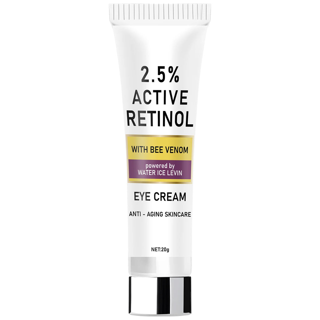 2.5 Percent Retinol Bee Venom Anti Aging Eye Cream for Dark Circles