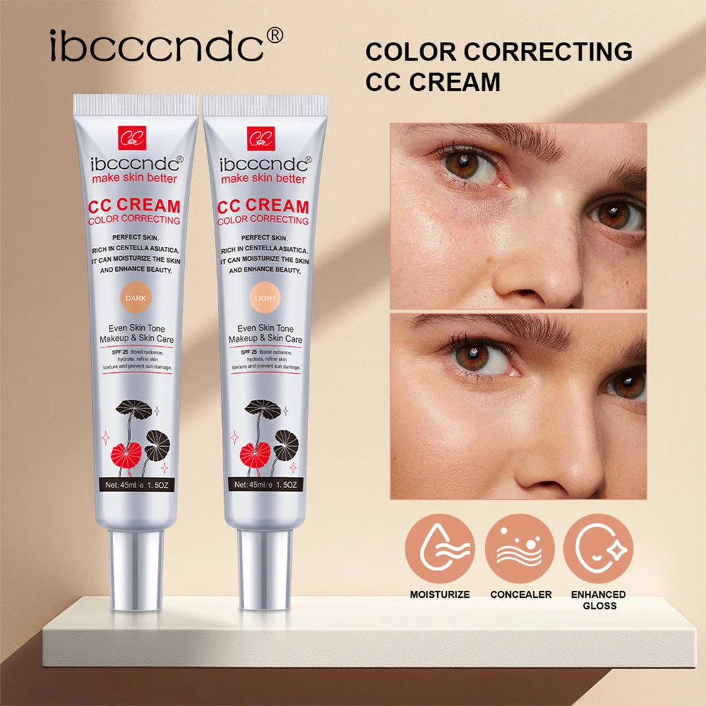 Color Correcting CC Cream and Sunscreen Blush Stick Set