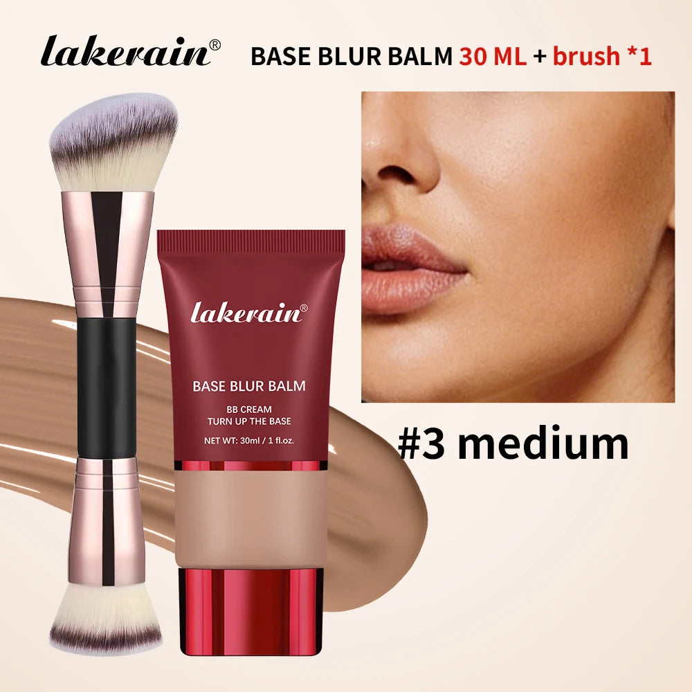 Matte Liquid Foundation and Dual-Brush Set - 22