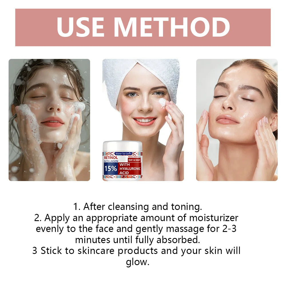 Retinol Collagen Lifting Cream Anti Wrinkle Face Moisturizer 50g